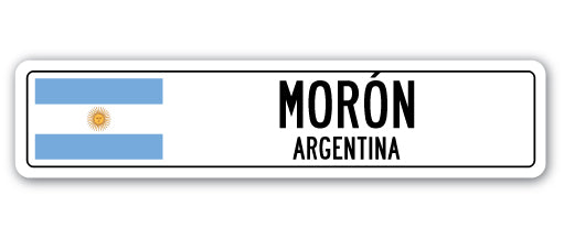 MOREN, ARGENTINA Street Sign