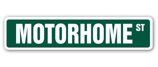 Motorhome Street Vinyl Decal Sticker