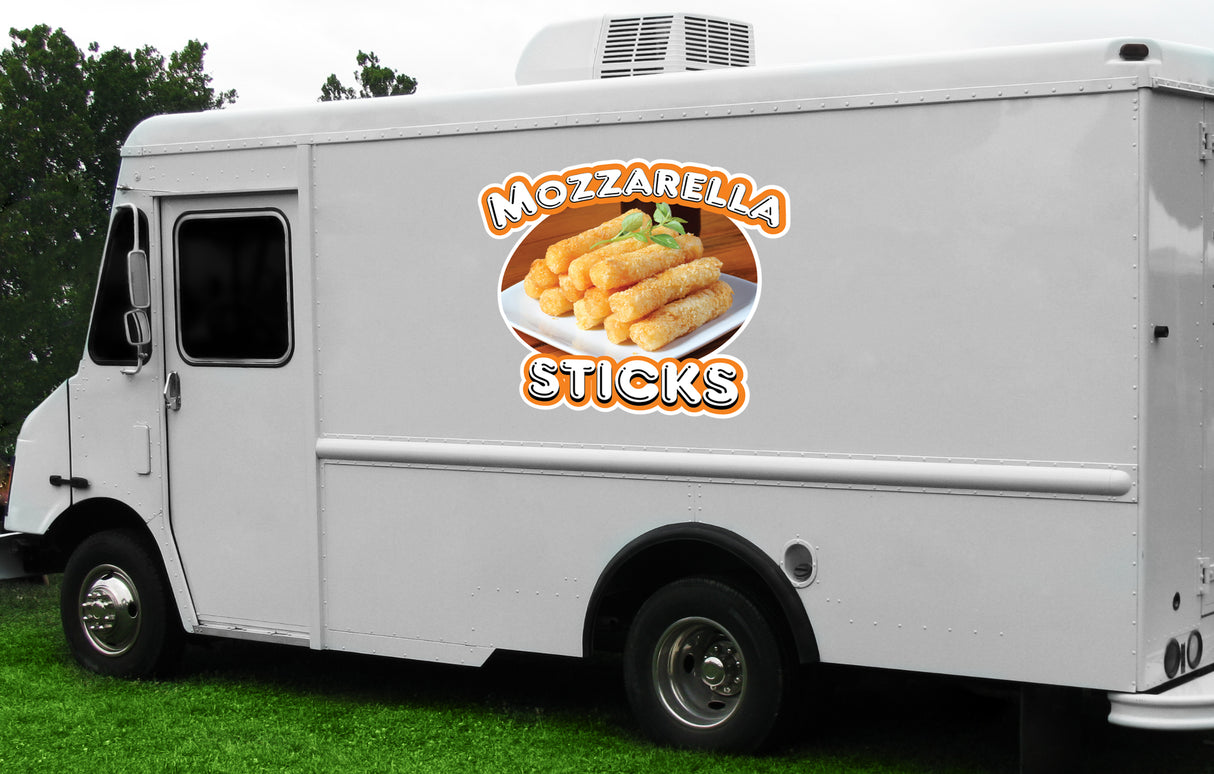 Mozzarella Sticks Die Cut Decal