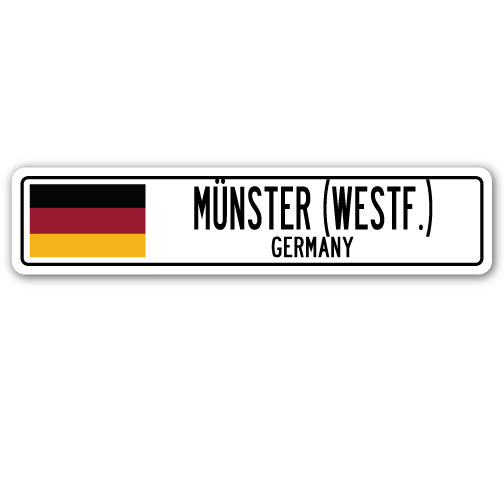 MENSTER (WESTF.), GERMANY Street Sign