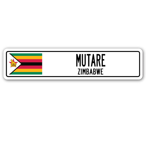 MUTARE, ZIMBABWE Street Sign