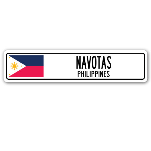 NAVOTAS, PHILIPPINES Street Sign