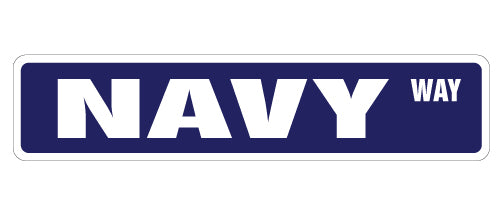 NAVY Street Sign