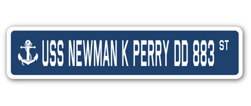 USS Newman K Perry Dd 883 Street Vinyl Decal Sticker