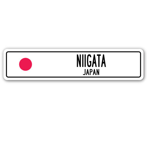 NIIGATA, JAPAN Street Sign