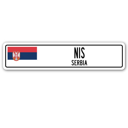 NIS, SERBIA Street Sign