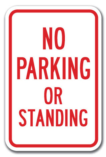 No Parking Or Standing