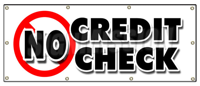 No Credit Check Banner