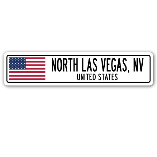 NORTH LAS VEGAS, NV, UNITED STATES Street Sign