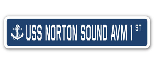 USS Norton Sound Avm 1 Street Vinyl Decal Sticker