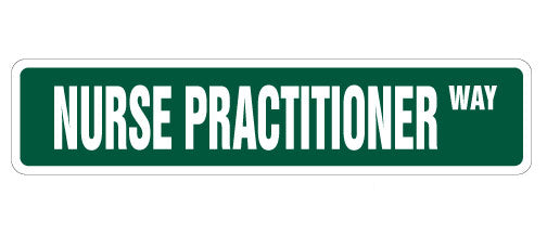 Nurse Practitioner Street Vinyl Decal Sticker