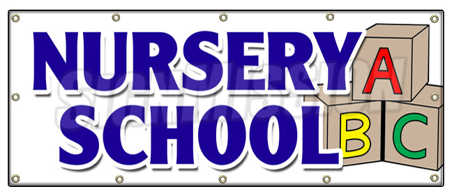 Nursery School Banner