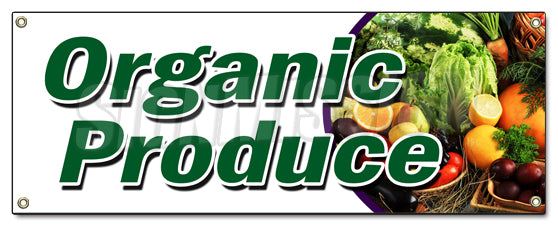 Organic Produce Banner