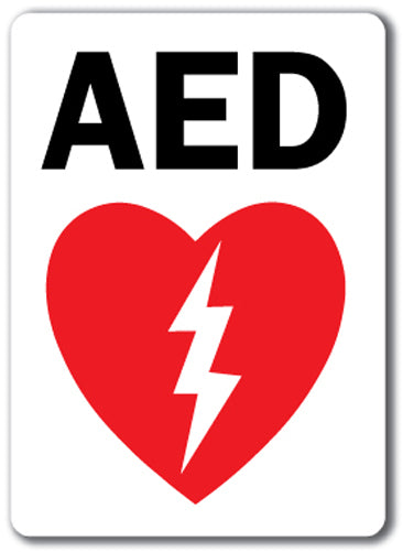 AED Sign (with graphic)