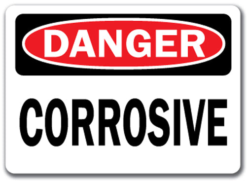 Danger Sign - Corrosive