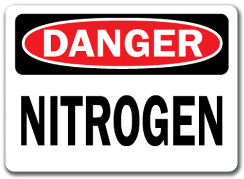 Danger Sign - Nitrogen