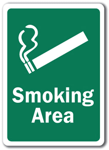 Smoking Area Sign
