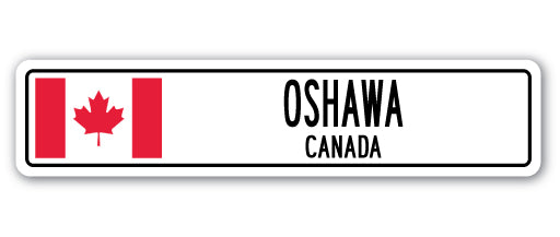 OSHAWA, CANADA Street Sign