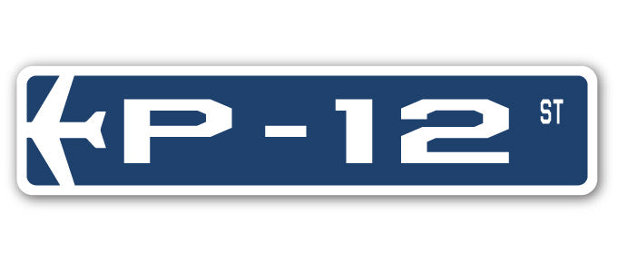 P-12 Street Sign