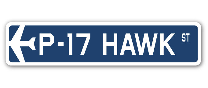 P-17 Hawk Street Sign