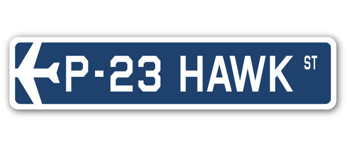 P-23 Hawk Street Sign