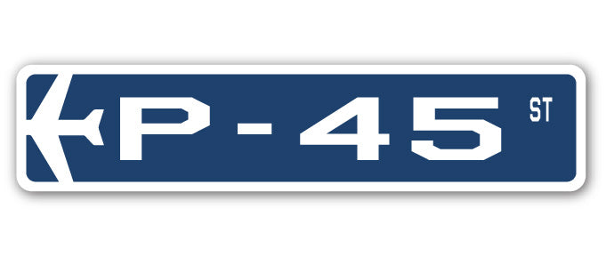 P-45 Street Sign