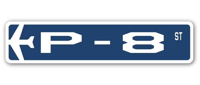 P-8 Street Vinyl Decal Sticker