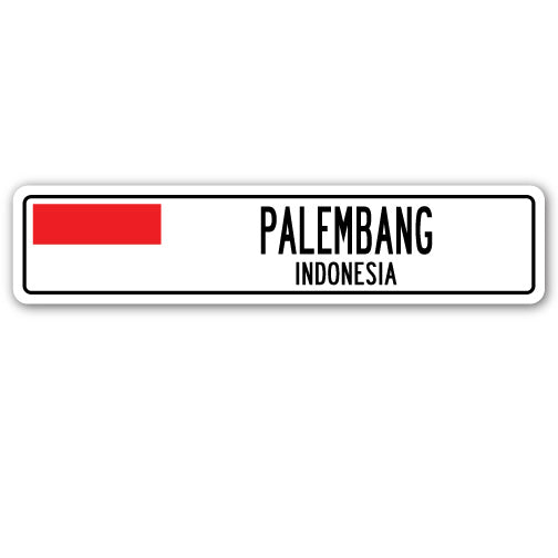 PALEMBANG, INDONESIA Street Sign