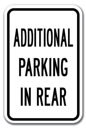 Additional Parking In Rear