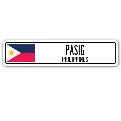 PASIG, PHILIPPINES Street Sign