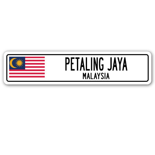 PETALING JAYA, MALAYSIA Street Sign