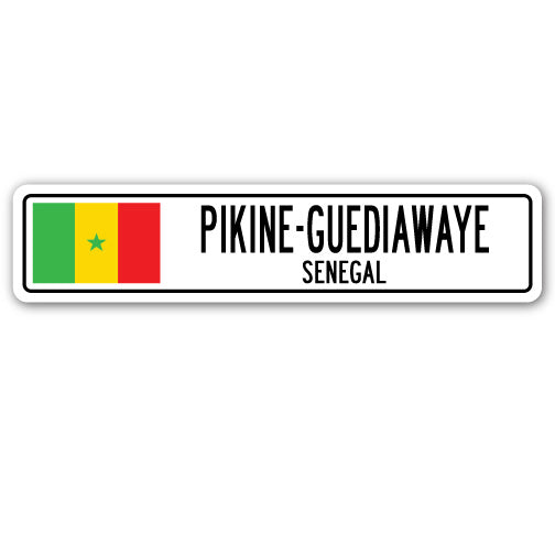 PIKINE-GUEDIAWAYE, SENEGAL Street Sign