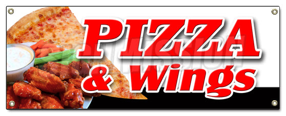 Pizza & Wings Banner