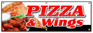 Pizza & Wings Banner