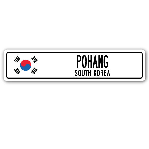 POHANG, SOUTH KOREA Street Sign