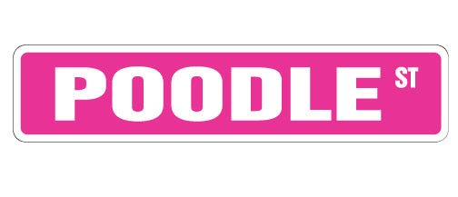 POODLE Street Sign