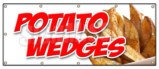 Potato Wedges Banner