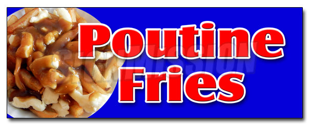 Poutine Fries Decal