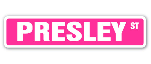 Presley Street Vinyl Decal Sticker