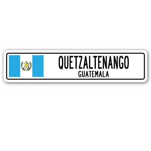 QUETZALTENANGO, GUATEMALA Street Sign