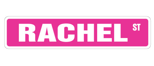 Rachel Street Vinyl Decal Sticker