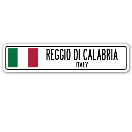 REGGIO DI CALABRIA, ITALY Street Sign
