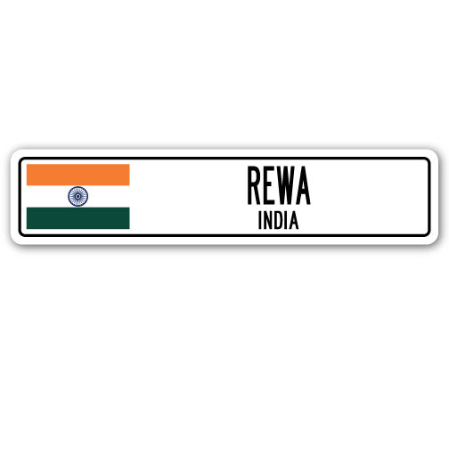 REWA, INDIA Street Sign