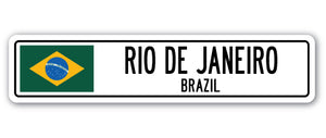 RIO DE JANEIRO, BRAZIL Street Sign