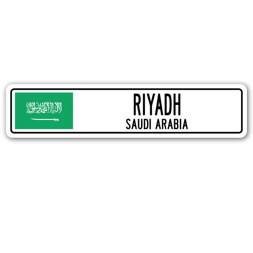 RIYADH, SAUDI ARABIA Street Sign