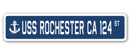 USS ROCHESTER CA 124 Street Sign