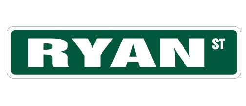 Ryan Street Vinyl Decal Sticker