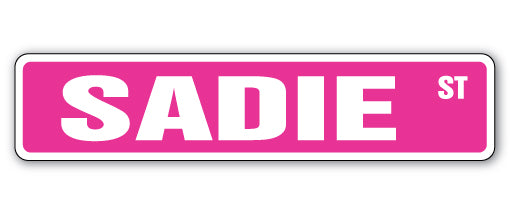 SADIE Street Sign