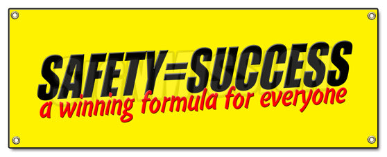 Safety Success Winning Form Banner