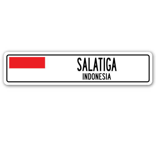 SALATIGA, INDONESIA Street Sign